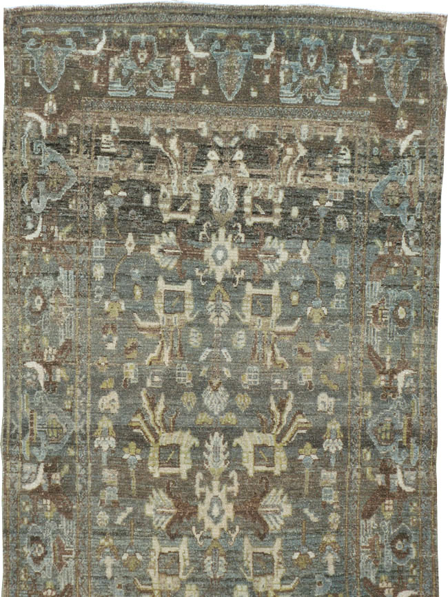 Vintage Persian Malayer Runner, No.21773 - Gss
