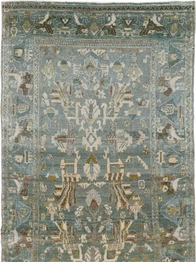 Vintage Persian Malayer Runner, No.21773 - Gss