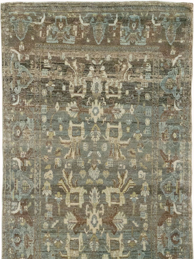 Vintage Persian Malayer Runner, No.21773 - Gss