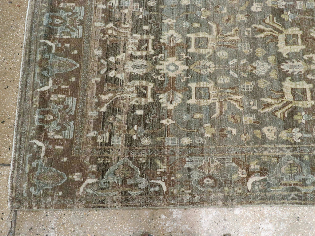 Vintage Persian Malayer Runner, No.21773 - Gss