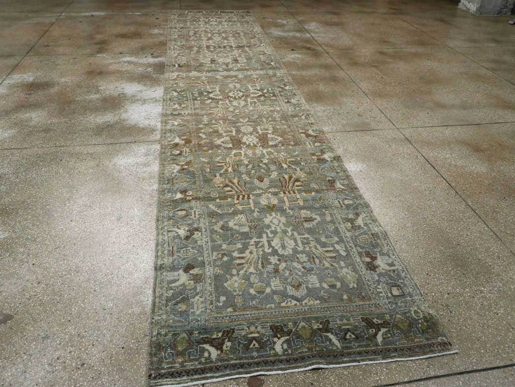 Vintage Persian Malayer Runner, No.21773 - Gss