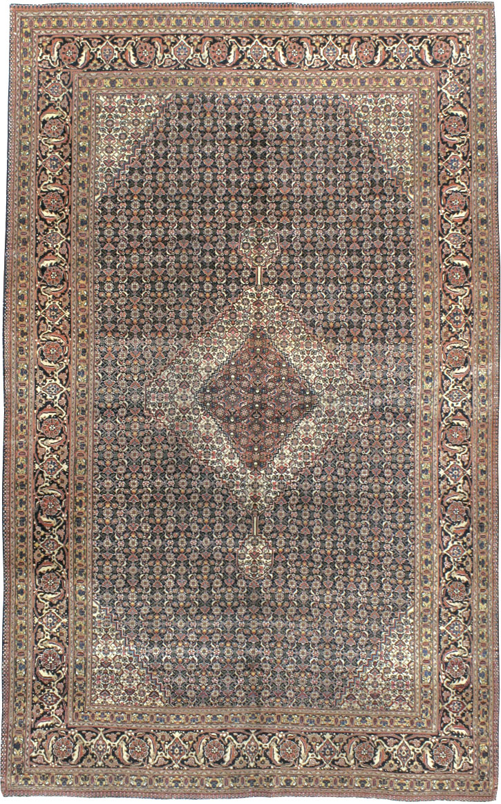 Vintage Persian Tabriz Carpet, No.21785 - Gss