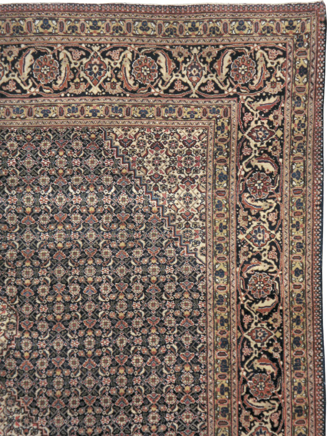 Vintage Persian Tabriz Carpet, No.21785 - Gss