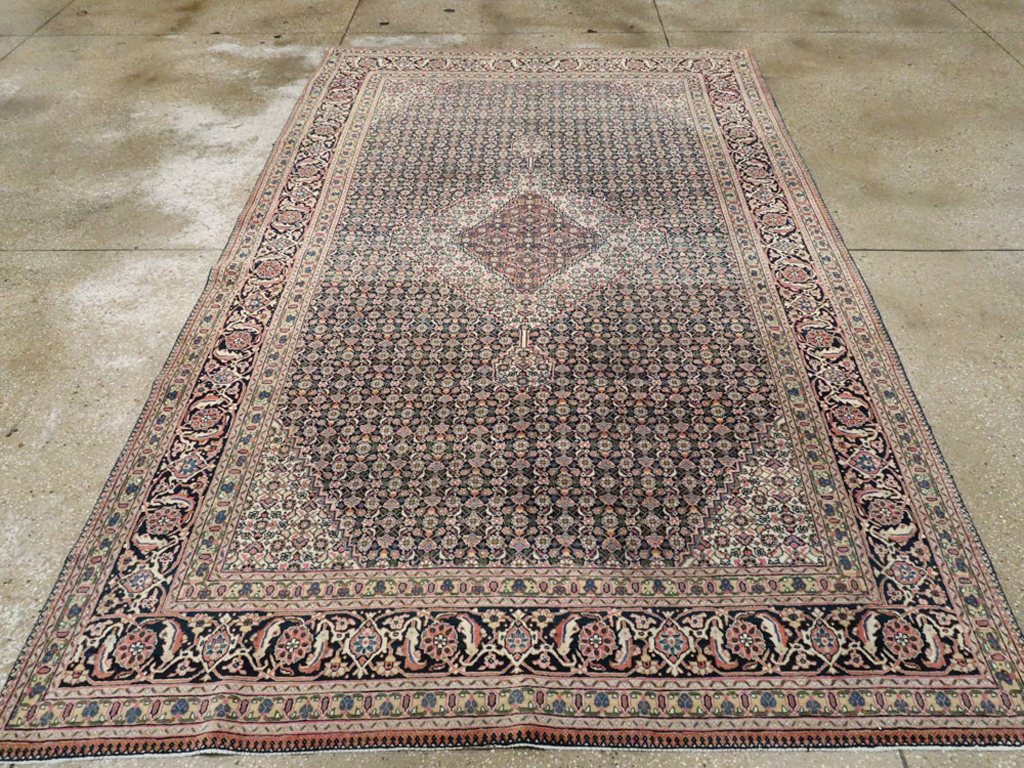 Vintage Persian Tabriz Carpet, No.21785 - Gss
