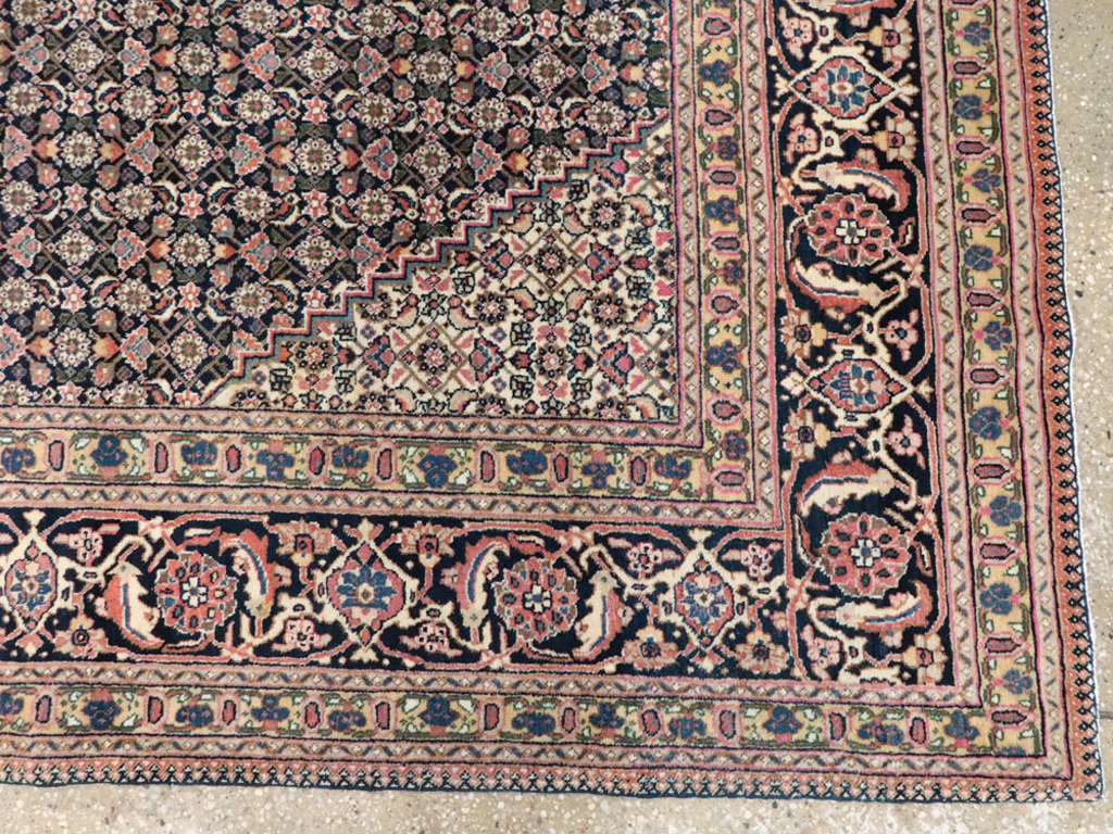 Vintage Persian Tabriz Carpet, No.21785 - Gss