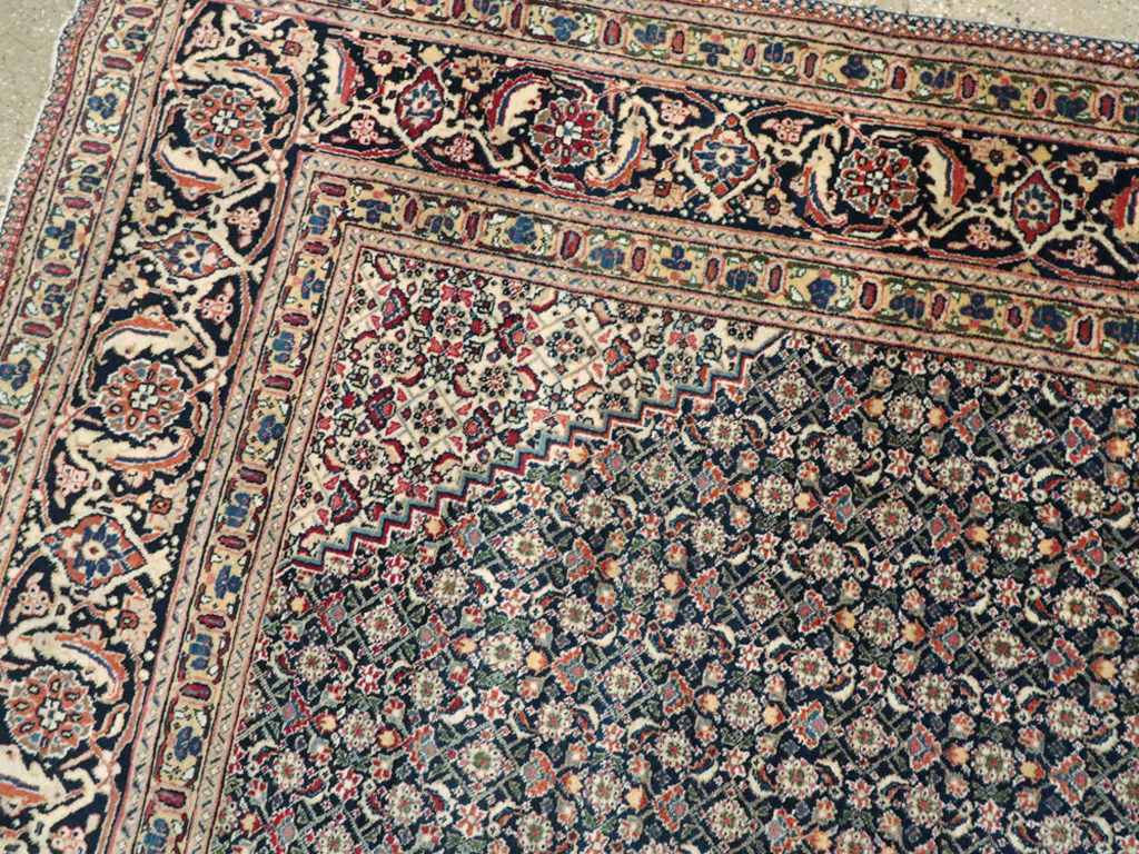 Vintage Persian Tabriz Carpet, No.21785 - Gss