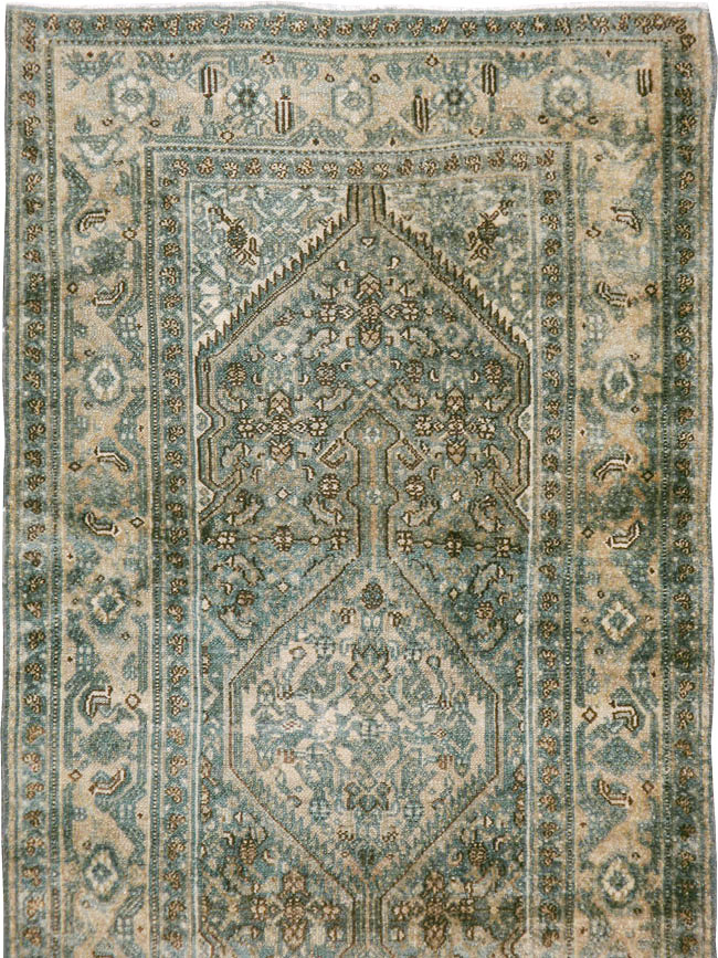 Antique Persian Bibikabad Long Runner, No.21795 - Gss