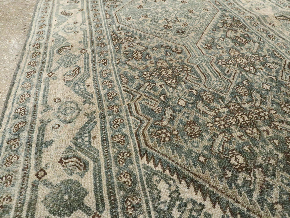 Antique Persian Bibikabad Long Runner, No.21795 - Gss