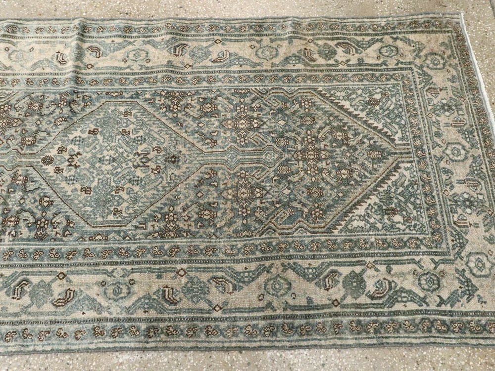 Antique Persian Bibikabad Long Runner, No.21795 - Gss