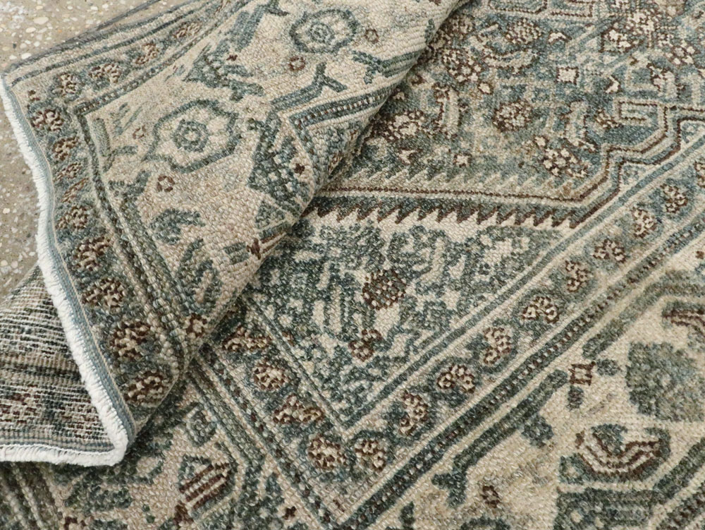 Antique Persian Bibikabad Long Runner, No.21795 - Gss