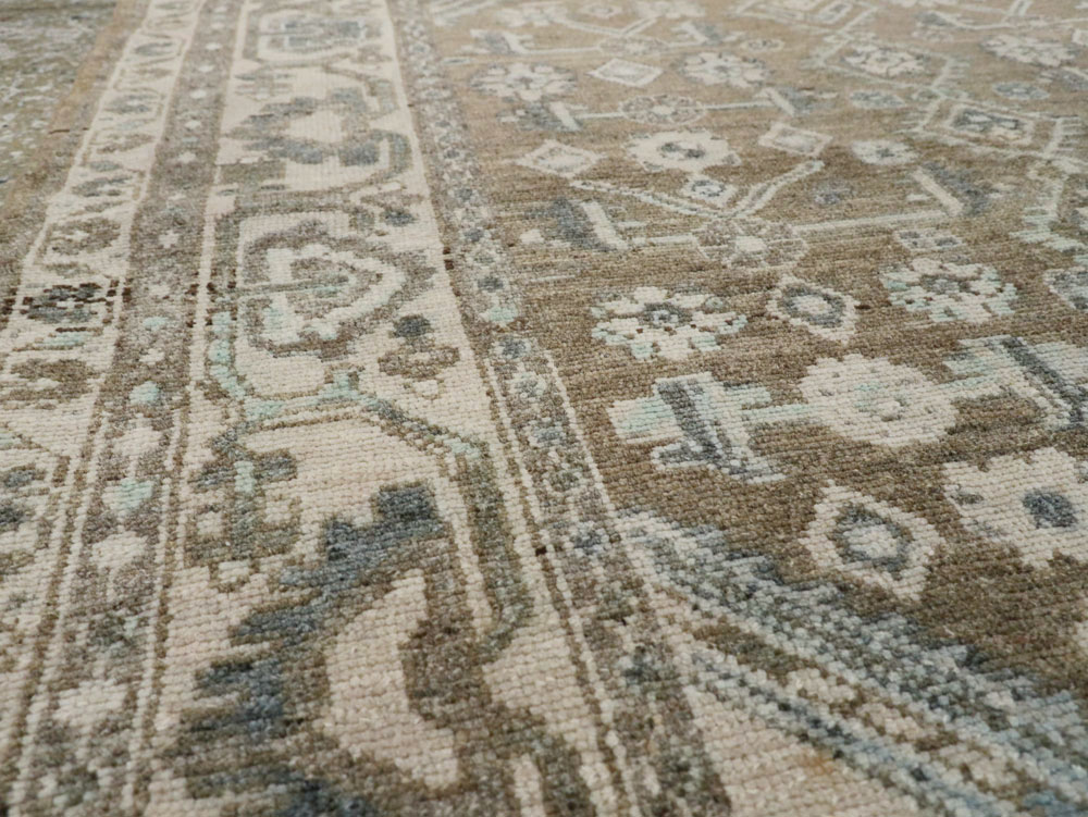 Vintage Persian Malayer Square Rug, No.21807 - Gss