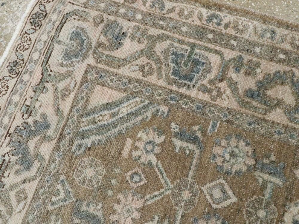 Vintage Persian Malayer Square Rug, No.21807 - Gss