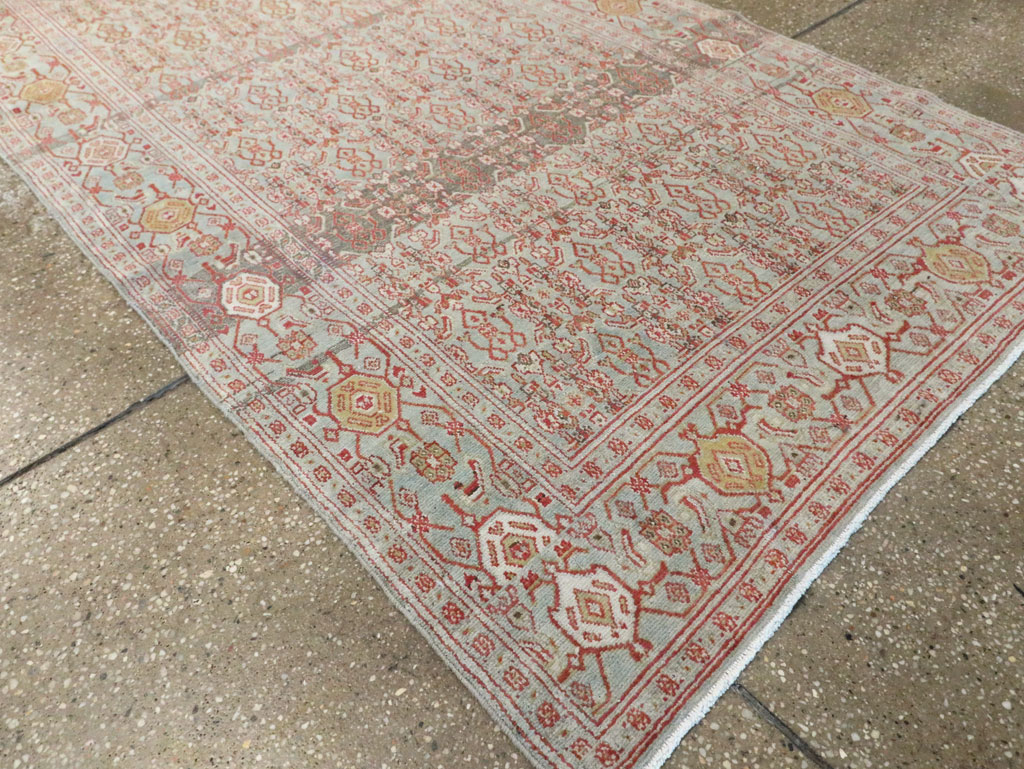 Vintage Persian Senneh Rug, No.21817 - Gss