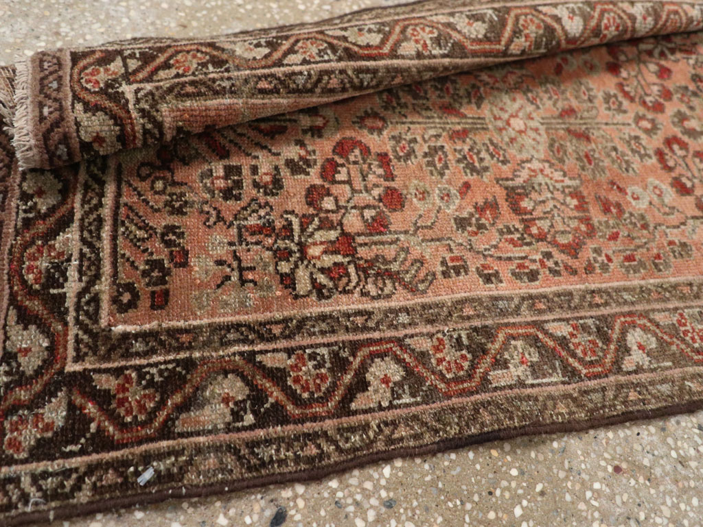 Antique Persian Malayer Throw Rug, No.21823 - Gss