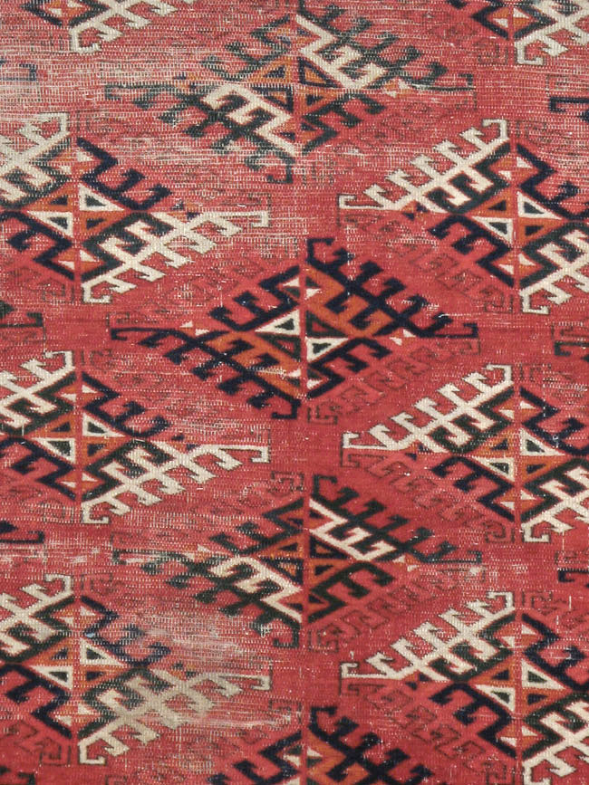 Vintage Persian Bokhara Room Size Carpet, No.21826 - Gss