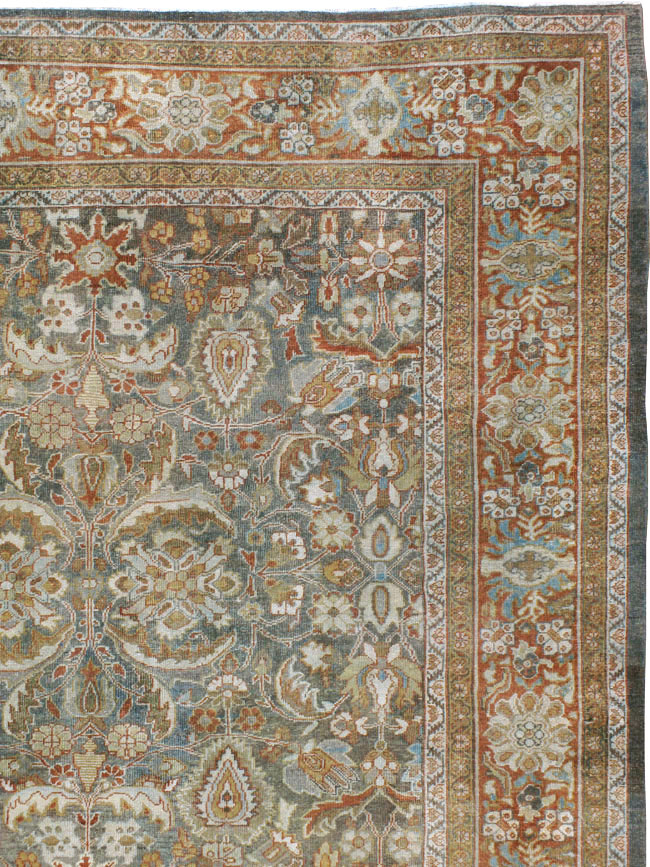 Antique Persian Mahal Carpet, No.21836 - Gss