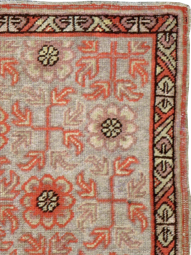 Vintage East Turkestan Khotan Rug, No.21842 - Gss
