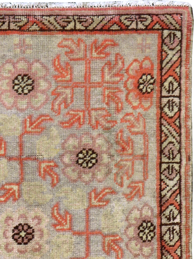 Vintage East Turkestan Khotan Rug, No.21842 - Gss