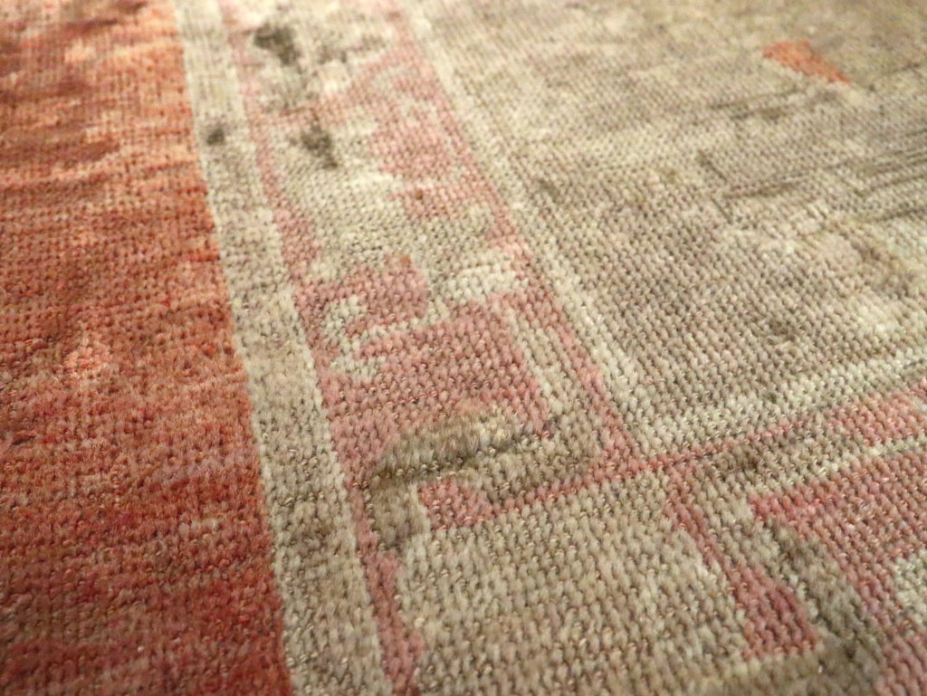 Vintage east Turkestan Khotan Square Rug, No.21843 - Gss