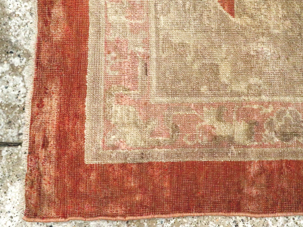 Vintage east Turkestan Khotan Square Rug, No.21843 - Gss