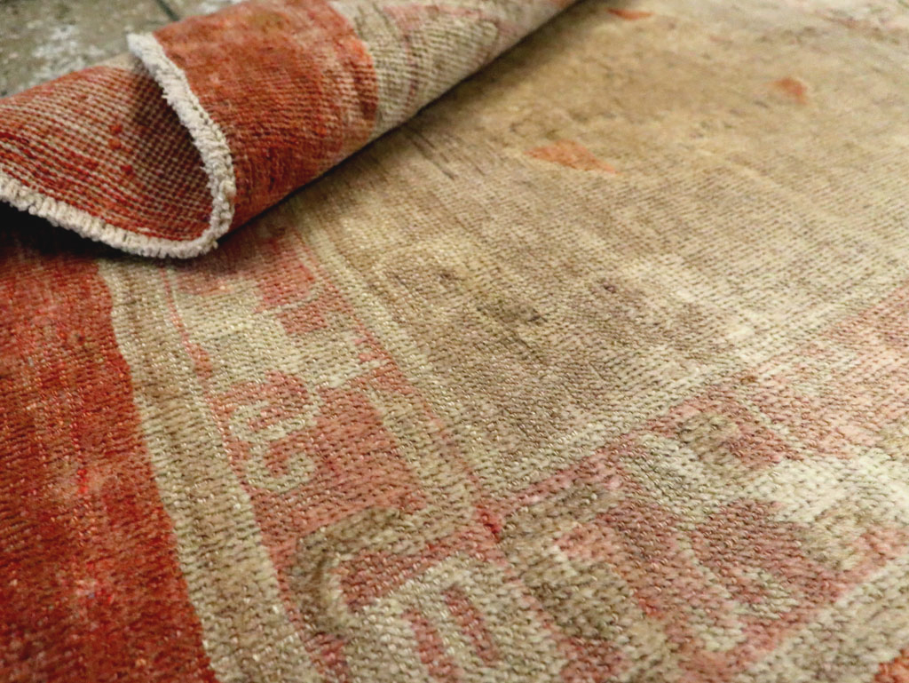 Vintage east Turkestan Khotan Square Rug, No.21843 - Gss