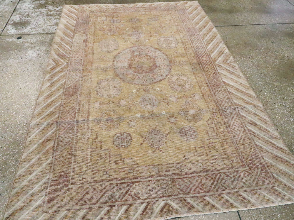 Antique East Turkestan Khotan Rug, No.21844 - Gss