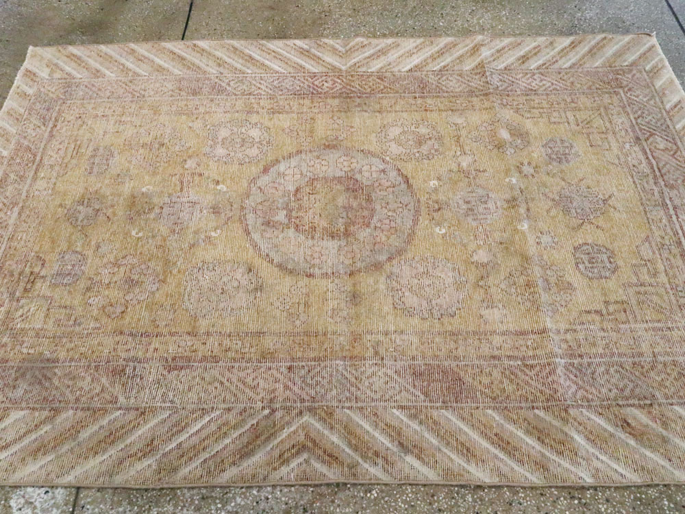 Antique East Turkestan Khotan Rug, No.21844 - Gss