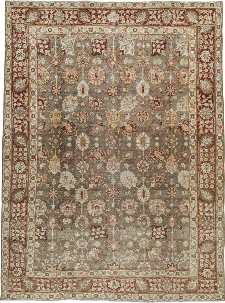 Antique Persian Tabriz Carpet, No.21850 - Gss