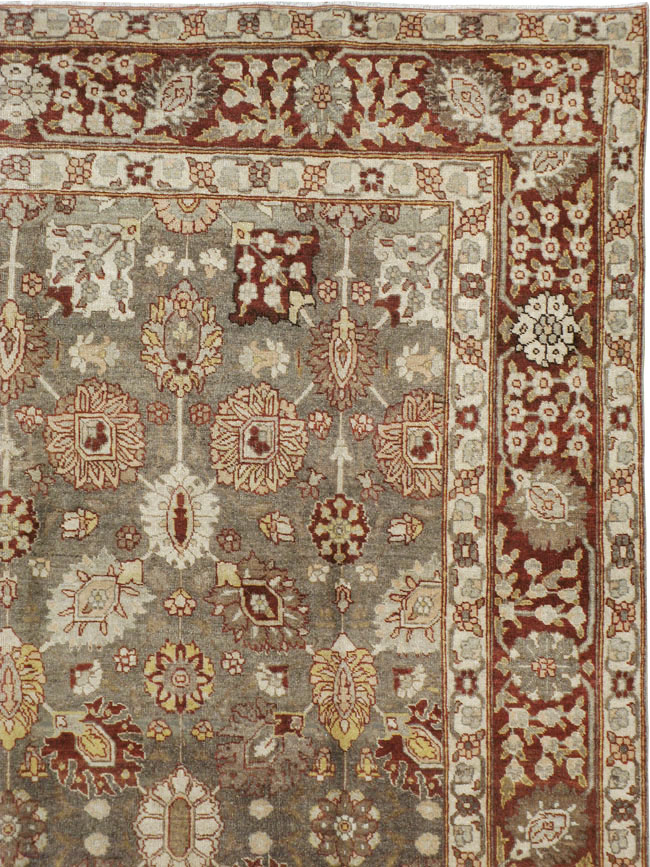 Antique Persian Tabriz Carpet, No.21850 - Gss