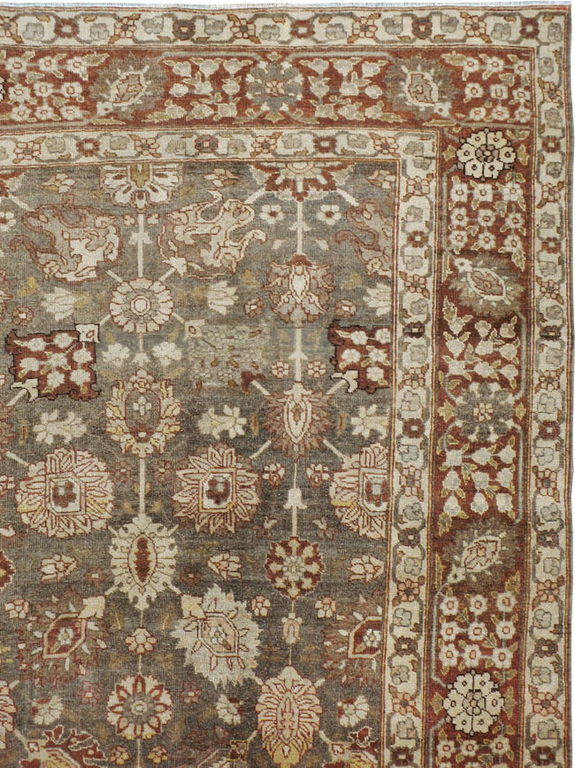 Antique Persian Tabriz Carpet, No.21850 - Gss