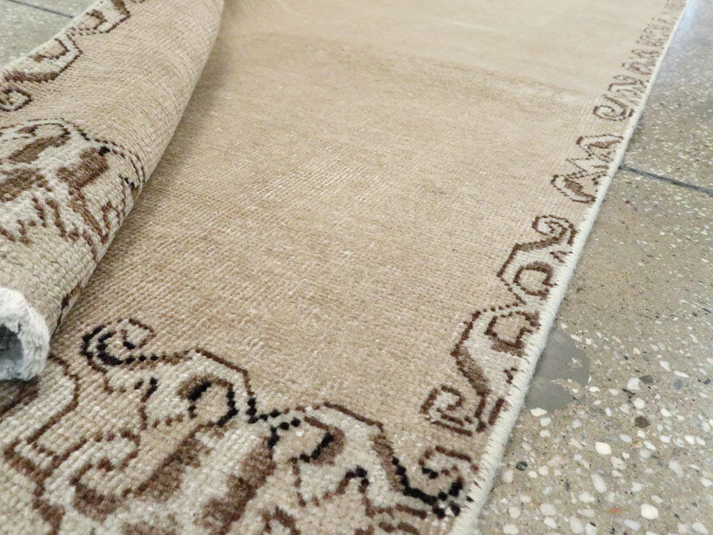 Vintage Persian Tabriz Runner, No.21855 - Gss