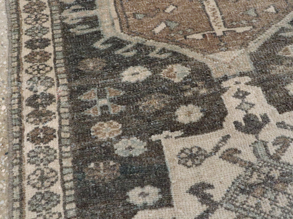 Vintage Persian Karajeh Throw Rug, No.21872 - Gss