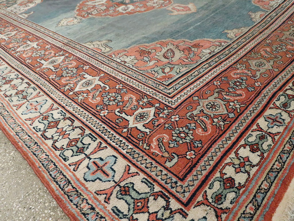 Antique Persian Dorokhsh Carpet, No.21886 - Gss