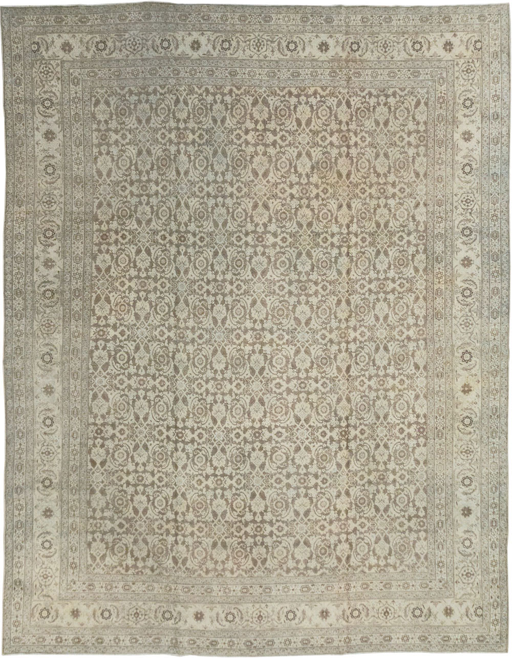 Antique Persian Tabriz Carpet, No.21910 - Gss