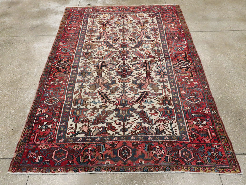 Vintage Persian Heriz Carpet, No.21919 - Gss