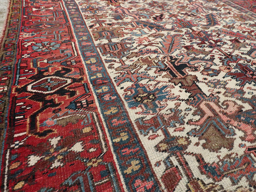 Vintage Persian Heriz Carpet, No.21919 - Gss