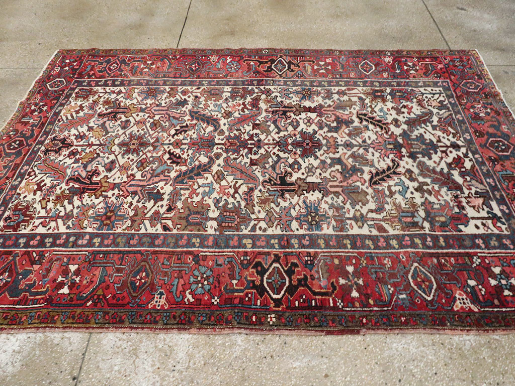Vintage Persian Heriz Carpet, No.21919 - Gss