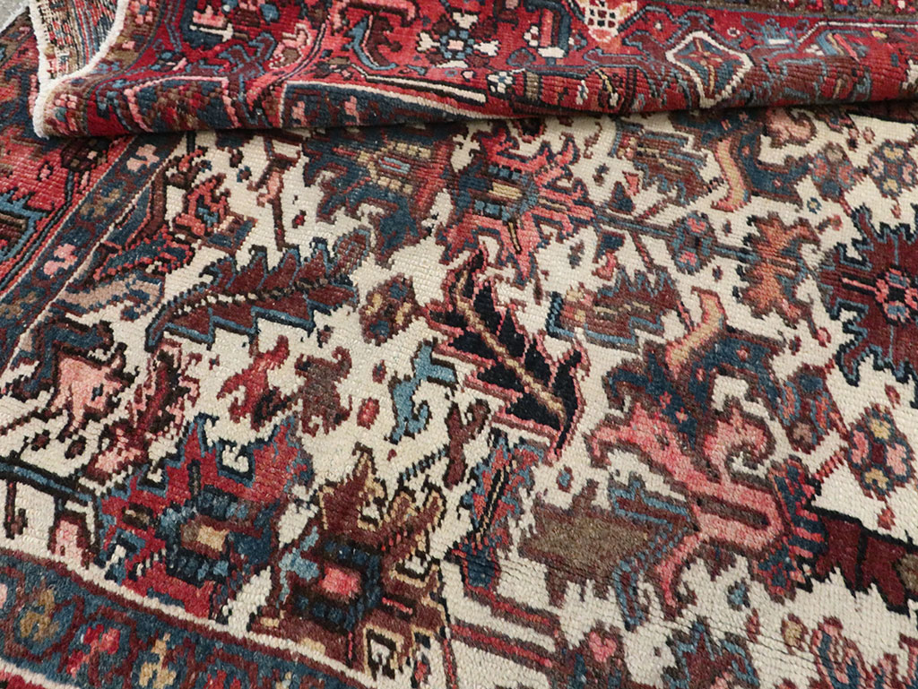 Vintage Persian Heriz Carpet, No.21919 - Gss