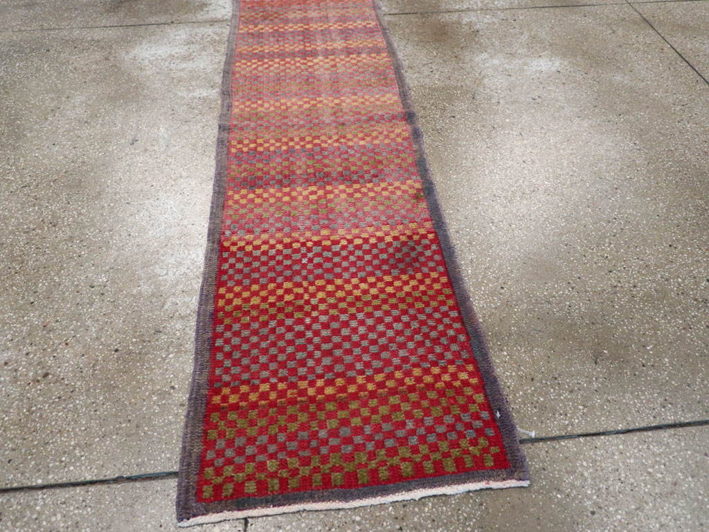 Vintage Turkish Anatolian Small Runner, No.21929 - Gss