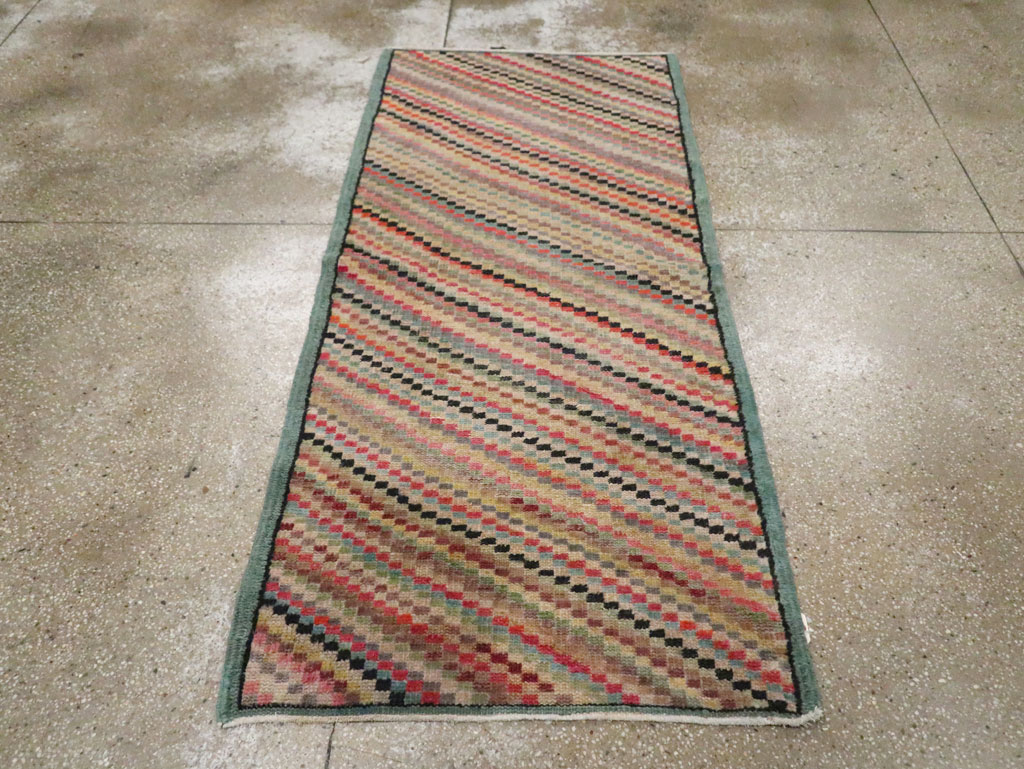 Vintage Turkish Anatolian Throw Rug, No.21933 - Gss