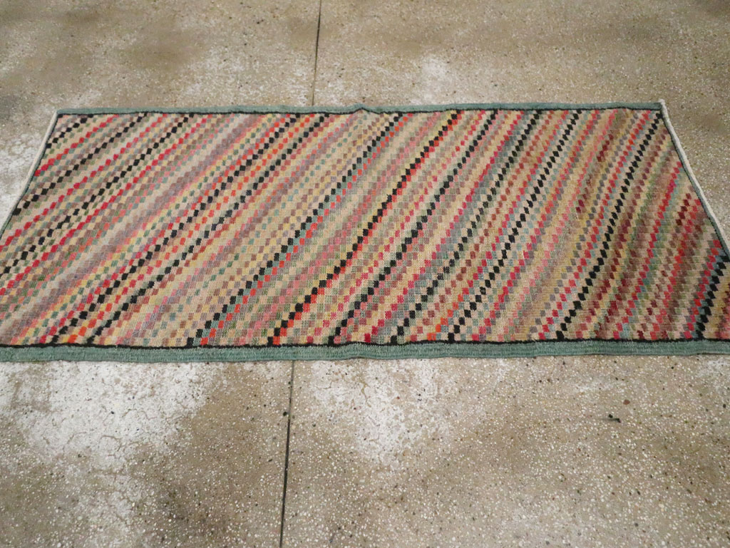 Vintage Turkish Anatolian Throw Rug, No.21933 - Gss