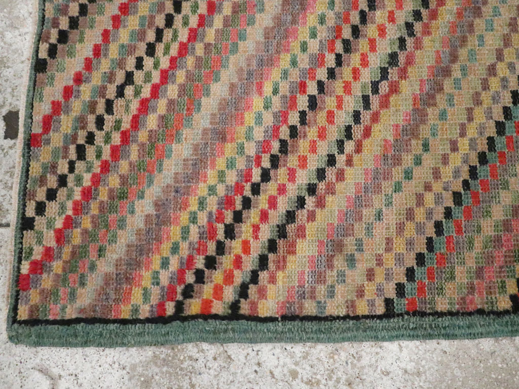 Vintage Turkish Anatolian Throw Rug, No.21933 - Gss