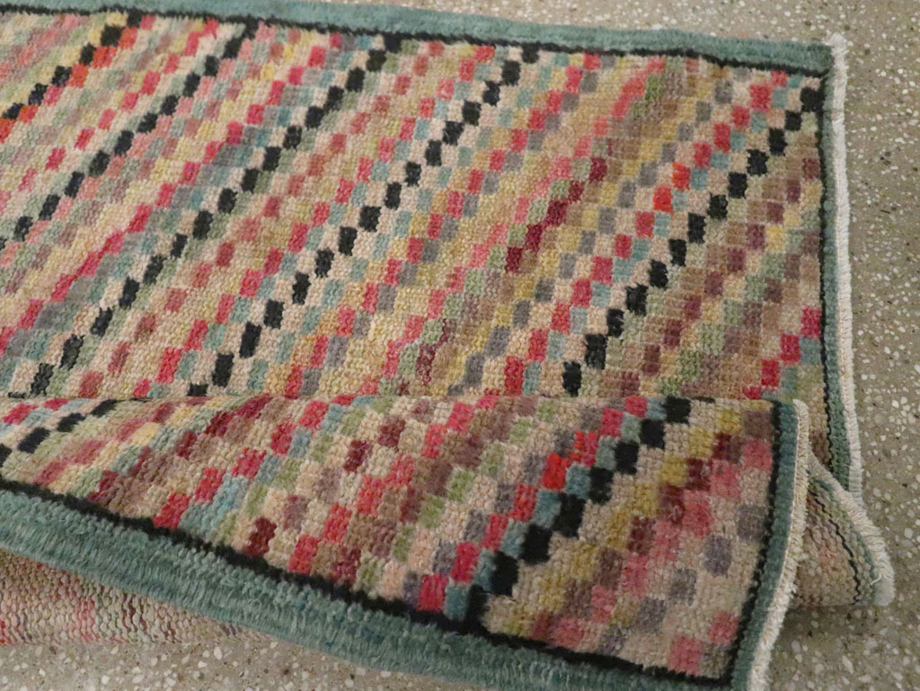 Vintage Turkish Anatolian Throw Rug, No.21933 - Gss