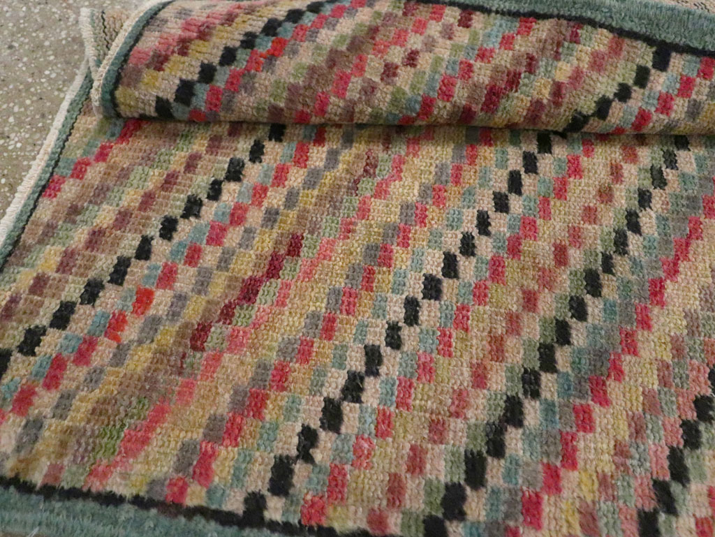 Vintage Turkish Anatolian Throw Rug, No.21933 - Gss