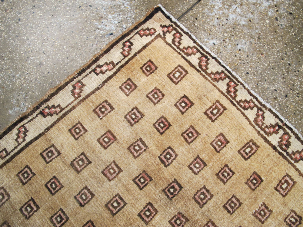 Vintage Turkish Anatolian Wide Gallery Runner, No.21938 - Gss