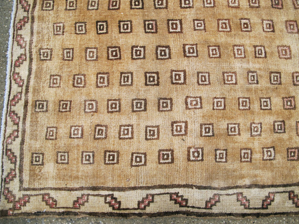 Vintage Turkish Anatolian Wide Gallery Runner, No.21938 - Gss
