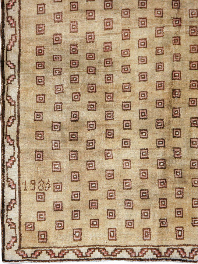 Vintage Turkish Anatolian Wide Gallery Runner, No.21938 - Gss