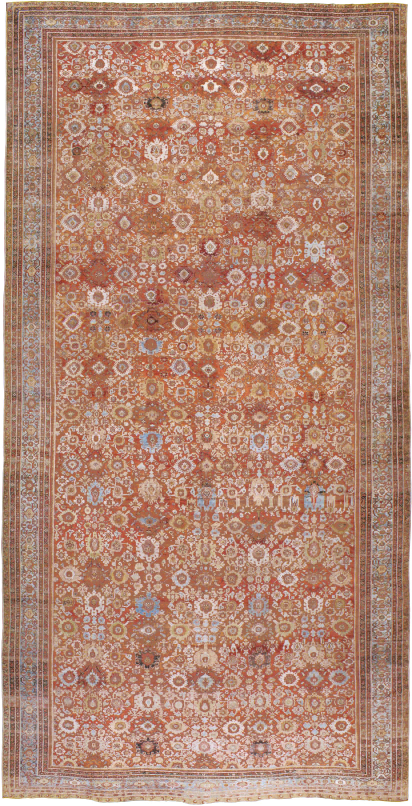 Antique Persian Mahal Carpet, No.21939 - Gss