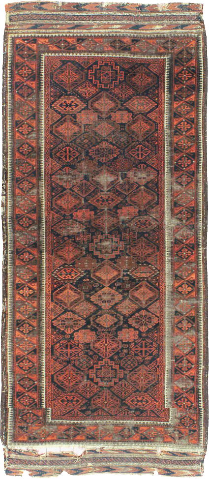 Antique Persian Baluch Rug, No.21961 - Gss