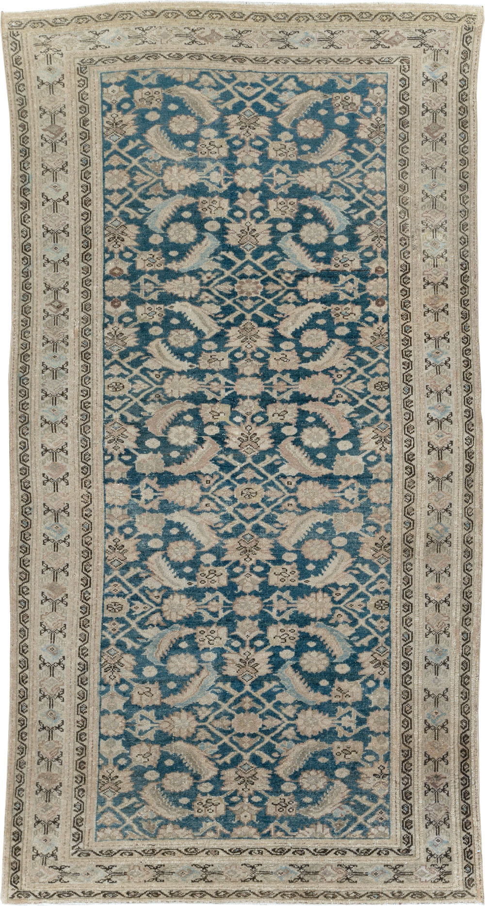 Antique Persian Malayer Accent Rug, No.22002 - Gss
